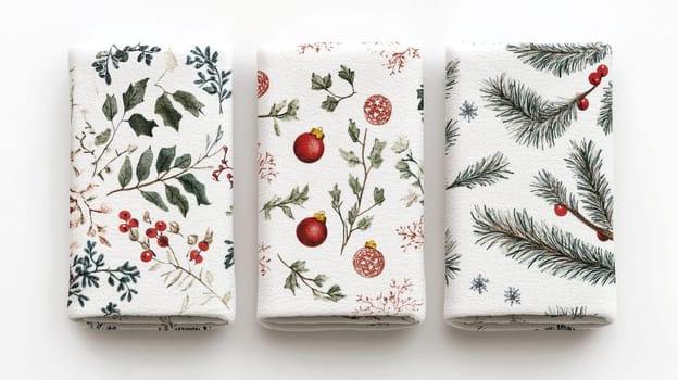 Discover elegant kitchen towels adorned with delightful Christmas designs and vibrant motifs for the holiday season