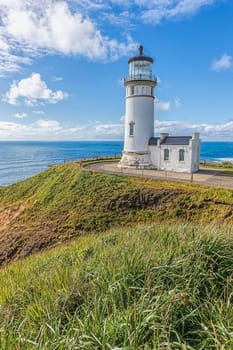The vista at north head lighthouse in Ilwaco, Washington.