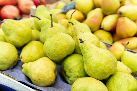 diet freshness closeup crop copy fresh fruit bunch pear food space agriculture background ripe