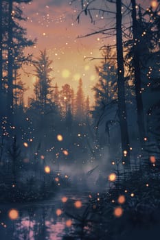 Starry sky starfall night. Selective focus. Nature.
