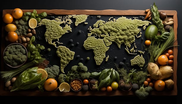 World map - abstract background. High quality photo