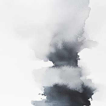 This artwork features a blend of grey tones with soft gradients creating fluid shapes that evoke a sense of calm and tranquility, perfect for modern decor.