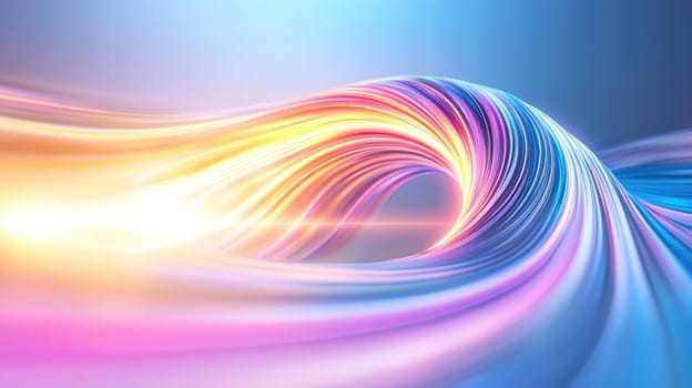 swirling vortex of soft colors and light creates mesmerizing effect.