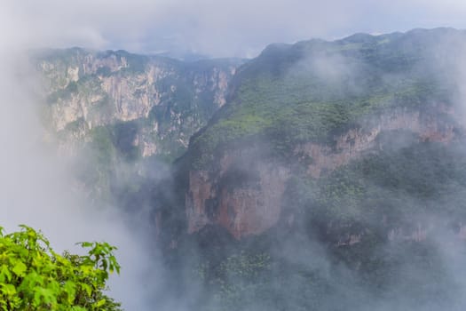 Sumidero Canyon National Park, Mexico. Natural wonder, adventure, and scenic landscape concept.