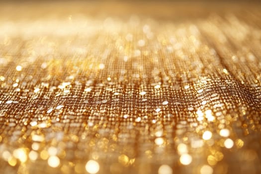 A shimmering background of golden sequins, creating a festive and glamorous mood..