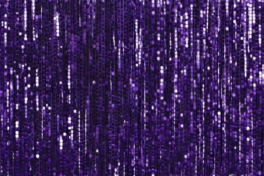 A shimmering background of silver sequins, creating a festive and glamorous mood..