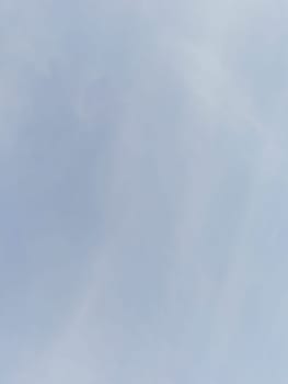Serene image of a clear blue sky with soft clouds offers a tranquil and calming backdrop. Ideal for peaceful, nature-related themes and emphasizes simplicity and spaciousness.