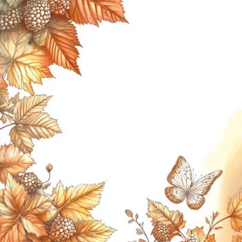 Autumn background. The background of yellow, green, red leaves symbolizes autumn. High quality photo