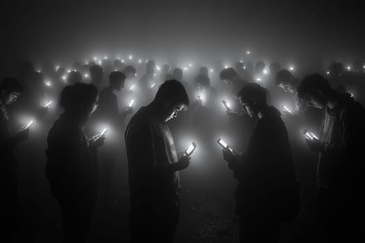 Smartphone impact: person engaged with their mobile device showing how technology reshapes lives, from social media engagement to real-time sharing, influence of mobile phones on modern communication