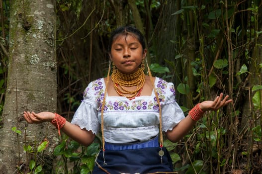 Ancient Echoes: Communing with Ancestral Voices in a Christmas Meditation. High quality photo