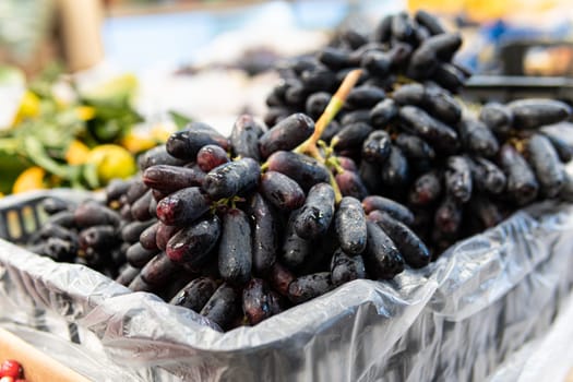 food sweet natural summer purple healthy fresh agriculture black market fruit closeup wine