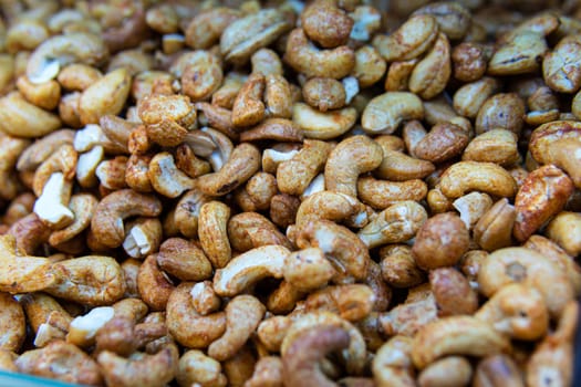 heap nutrition food fruit retail kernel protein raw nut background snack market sale