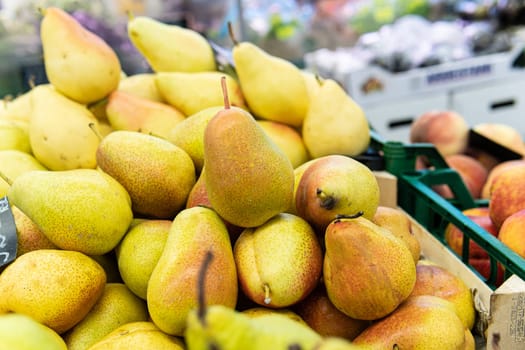 pear copy background fruit diet closeup fresh bunch freshness space ripe crop food agriculture