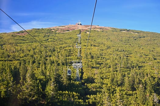 Snezka, the highest mountain of Czech Republic, Giant Mountains - Krkonose National Park, Czech Republic and Poland - Europe. 