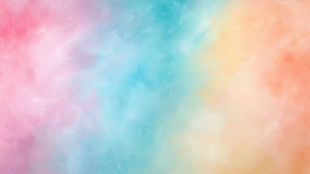 Soft pastel colors blend seamlessly, creating calming and serene atmosphere.