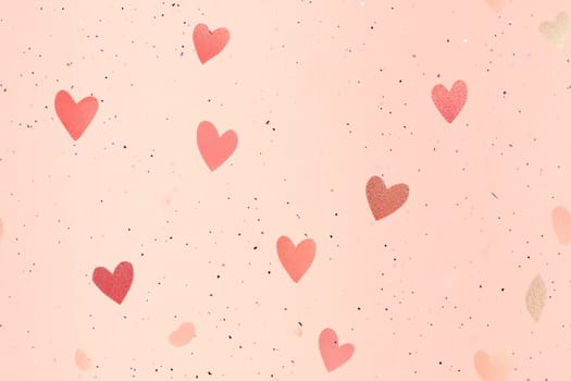 Abstract watercolor heart background. Concept love, valentine day greeting card..