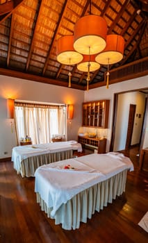 Spa room in Maldives resort. High quality photo