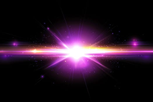 An enchanting cosmic burst of radiant light creates a stunning visual effect against a dark background, perfect for artistic and imaginative projects in various creative fields.