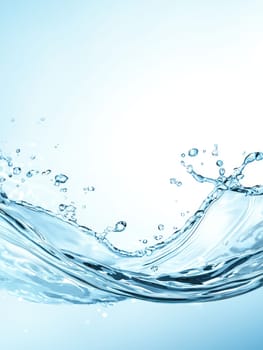 sharp, clean splash of clear water creates refreshing and vibrant scene.