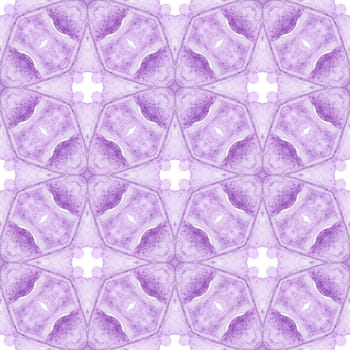 Summer exotic seamless border. Purple remarkable boho chic summer design. Textile ready sightly print, swimwear fabric, wallpaper, wrapping. Exotic seamless pattern.