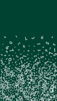 School notebook cover. Colorful childish floating letters of Latin alphabet. Foreign languages study concept. Back to school banner .