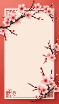 2025 year of the snake chinese new year. 3d render . Fine envelope for chinese new year celebrations and festive occasions.Vertical shot, ideal forsocial media stories background. AI generated.