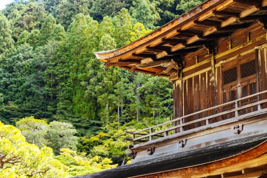 The stunning architecture and gardens at Silver Pavillion Ginkakuji temple in Kyoto, Japan