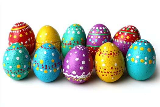 Brightly colored decorative eggs are perfect additions for Easter festivities as well as spring celebrations