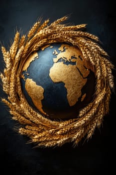 Wheat export: global distribution of grain, agricultural trade routes, economic impact, supply chain operations, supporting food security, sustaining international commerce across borders