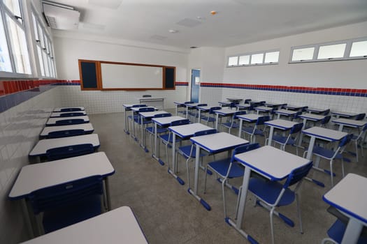 pilao arcado, bahia, brazil - november 13, 2024: view of a public school in the state network of Bahia.