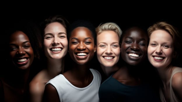 Photos of Young Women of Different Nationalities Together. High quality photo
