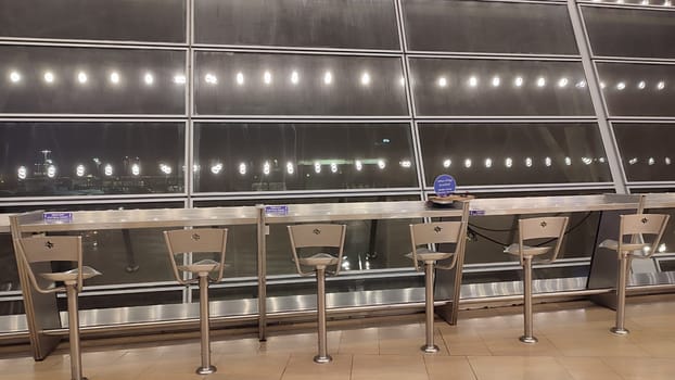 15 October 2024 Tel-Aviv Israel Ben Gurion airport Terminal 3, tourist lounge. High quality photo