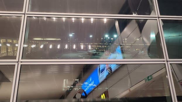 15 October 2024 Tel-Aviv Israel Ben Gurion airport Terminal 3, tourist lounge. High quality photo