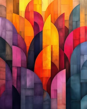Abstract bright multicolored creative background. Selective focus.