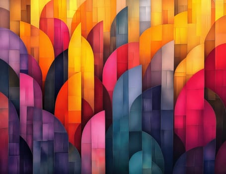 Abstract bright multicolored creative background. Selective focus.