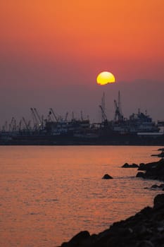 Guzelbahce harbor sahilevleri Izmir -Turkey. High quality photo