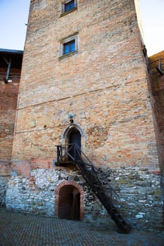 Neighborhood of the old Lubart castle in Lutsk, Ukraine.