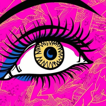 christ background cartoon star freehand eye design decoration pattern pink abstract doodle isolated jesus print seamless icon spiritual illustration lip pattern seamless blue. Generative AI.