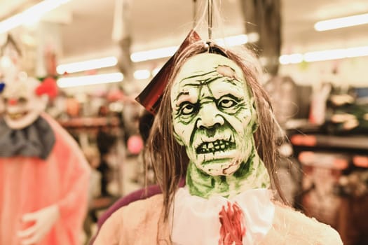 A Zombie Halloween Costume Store