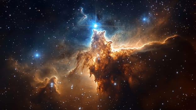 The Carina Nebula reveals a vibrant display of cosmic gas and bright stars, highlighting the beauty and vastness of the universe. This breathtaking sight captivates with its intricate details.