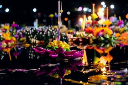 Loy Krathong Day is one of the most popular festivals of Thailand celebrated annually on the Full-Moon Day of the Twelfth Lunar Month.