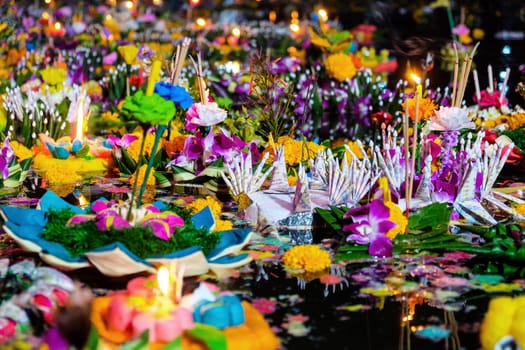Loy Krathong Day is one of the most popular festivals of Thailand celebrated annually on the Full-Moon Day of the Twelfth Lunar Month.