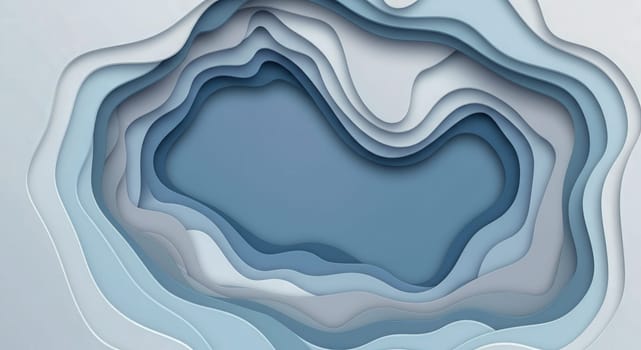Contemporary 3d paper art with layered blue tones, creating a visually striking abstract design. this modern aesthetic is perfect for creative backgrounds, digital art projects, and interior decor inspiration.