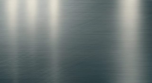 Brushed metal surface showcasing a sleek, reflective pattern ideal for industrial and modern design applications. the horizontal lines and polished finish provide a versatile texture suitable for various creative projects.