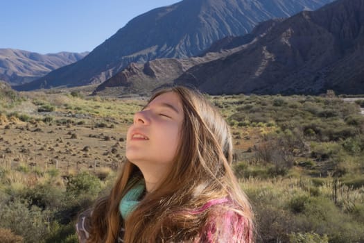 Tourism in the North of Argentina. Winter holidays in Argentina. Background for tourism promotions and brochures. Concept of mountain tourism.