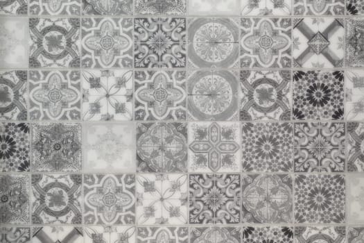 Discover an astonishing collection of intricate and beautiful black and white decorative tile designs for diverse uses