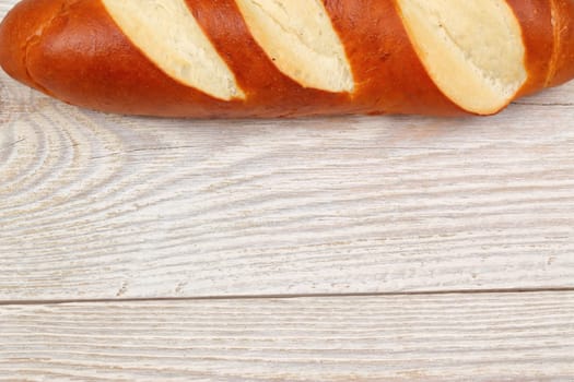 This crafted loaf of bread has artistic cuts, making it perfect for exquisite culinary presentations