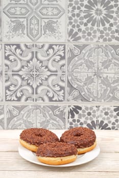 Indulge yourself in these absolutely delicious and tasty chocolate donuts, perfect for any dessert lover out there
