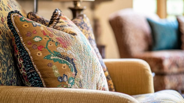 Country cottage decor, Cotswolds style interior design, furniture and home decor in elegant English country house style idea