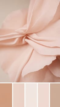 The intricate folds of soft pink fabric intertwine beautifully, evoking a sense of calm and elegance. This visual harmony invites viewers to appreciate the subtle artistry of textile design.